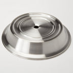 Thumbnail image #1 for American Metalcraft PC1244R Round Stainless Steel Plate Cover for 12-3/16" to 12-7/16" Plates Case of 24