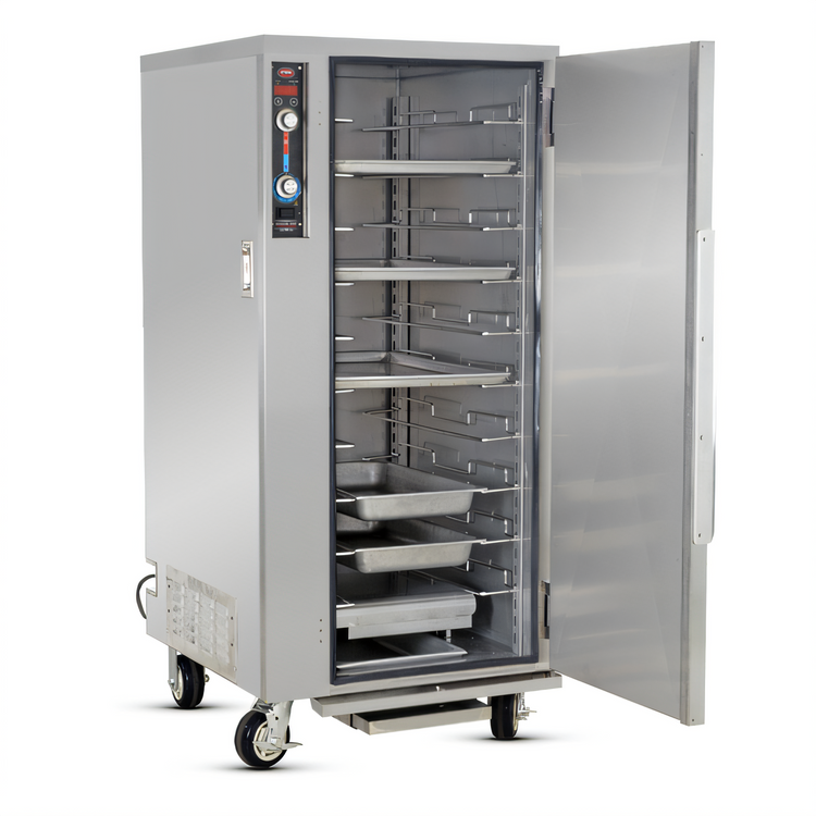 Product image #1 for FWE MT-1826-15 Mobile Humidified Heated Holding Cabinet, Full Height, 10-Pan Capacity
