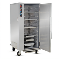 FWE MT-1826-15 Mobile Humidified Heated Holding Cabinet, Full Height, 10-Pan Capacity