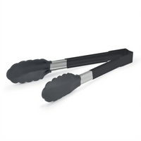 Jacob's Pride 16 Inch Utility Tongs with Black Nylon Ends and Coated Handles