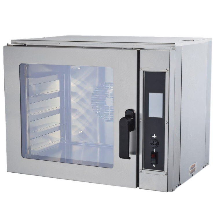 Product image #1 for NU-VU Countertop Half-Size Electric Convection Oven, 5-Pan Capacity, Programmable Touchscreen
