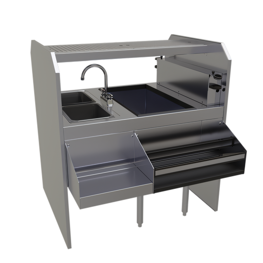 Product image #1 for Glastender PSA-42L 42-Inch Assembly Pass-Thru Cocktail Station