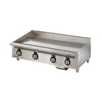 Thumbnail image #1 for Star (Middleby) Ultra-Max 848TA 48-Inch Countertop Gas Griddle, 24-Inch Cooking Surface, 1-Inch Smooth Steel Plate, 120,000 BTU