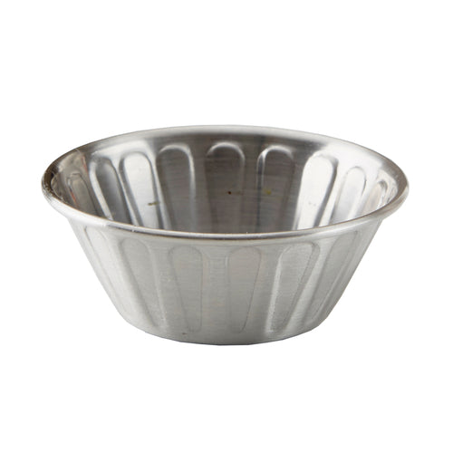Product image #1 for American Metalcraft 1-1/2 oz Fluted Stainless Steel Sauce Cup