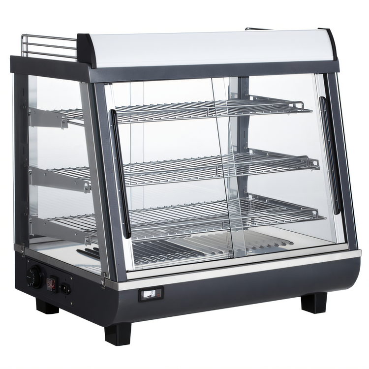 Product image #1 for BakeMax Titan Series 27-Inch Countertop Heated Display Case, Full/Self-Service