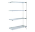 Thumbnail image #1 for EagleGard 4-Tier Add-On Wire Shelving Unit, 24W x 18D x 63H, Hybrid Epoxy Finish