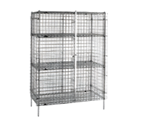 Metro Super Erecta Stationary Stainless Steel Wire Security Cage