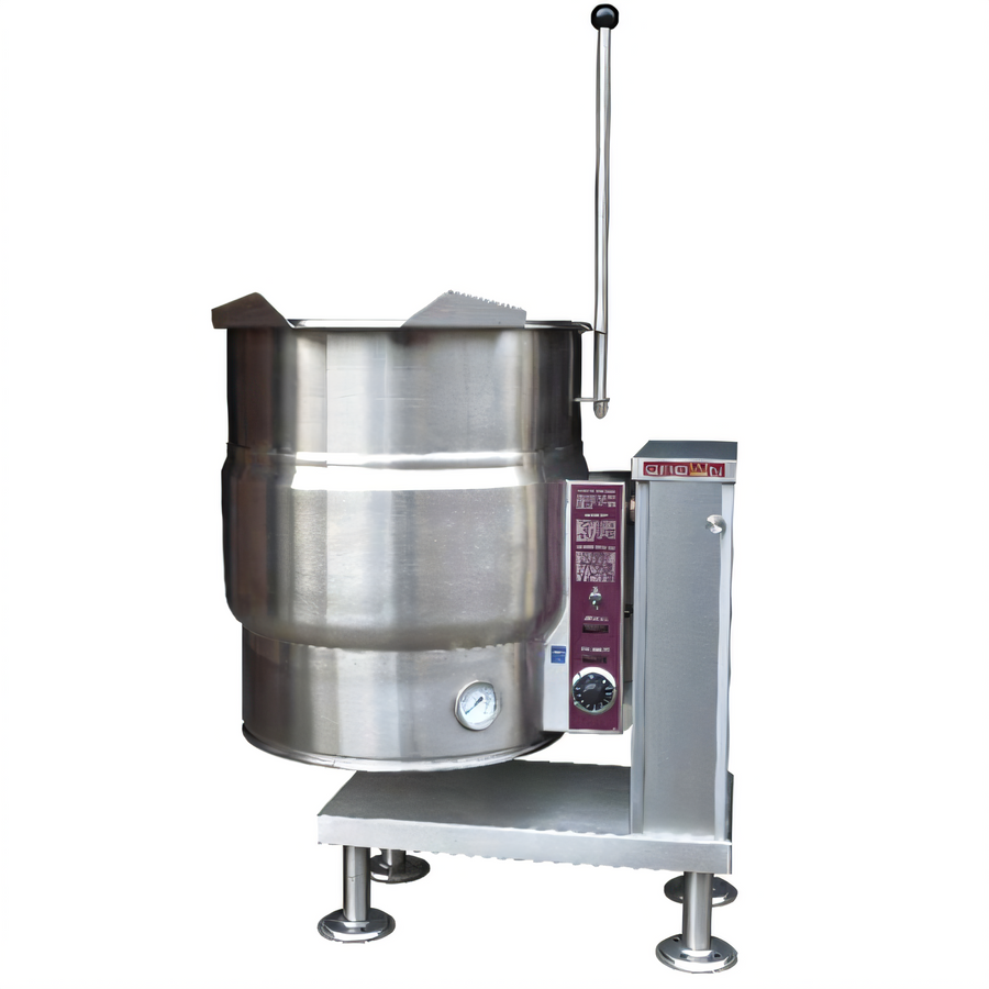 Product image #1 for Crown EC-20T 20 Gallon Electric 2/3 Jacketed Tilting Steam Kettle
