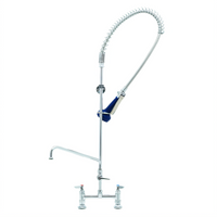 EasyInstall Deck-Mount Pre-Rinse Unit with 10-Inch Swing Add-On Faucet and 1.07 GPM Spray Valve
