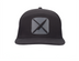 Thumbnail image #1 for Mercer Culinary Black 5-Panel Cotton Chef Hat with Logo Patch