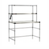 Thumbnail image #1 for Metro Super Erecta HOT 48-Inch x 24-Inch Stainless Steel Heated Workstation with Open Base and Wire Overshelf