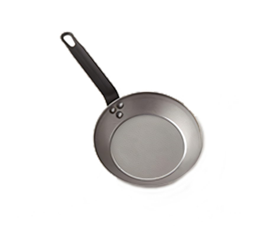 Product image #1 for American Metalcraft 9 3/4-Inch Carbon Steel Non-Coated Induction Fry Pan