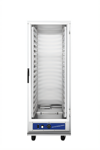 CookRite Insulated Heated Holding Cabinet with Tempered Glass Door, 18 Full-Size Pan Capacity, 25-Inch Wide, 120V