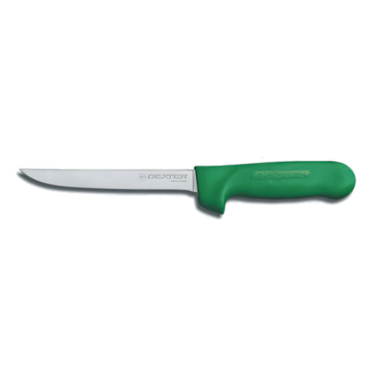 Product image #1 for Dexter Russell Sani-Safe 6-Inch Narrow Boning Knife with Green Polypropylene Handle