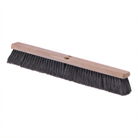 Flo-Pac 24 Inch Hardwood Block Tampico Floor Sweep Head
