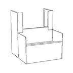 Thumbnail image #1 for Perlick Corporation Top Shelf 7055A9 24-Inch Wide Stainless Steel Underbar Beer Drainer, 18-9/16-Inch TS Depth, for 4060A Space Saver Heads