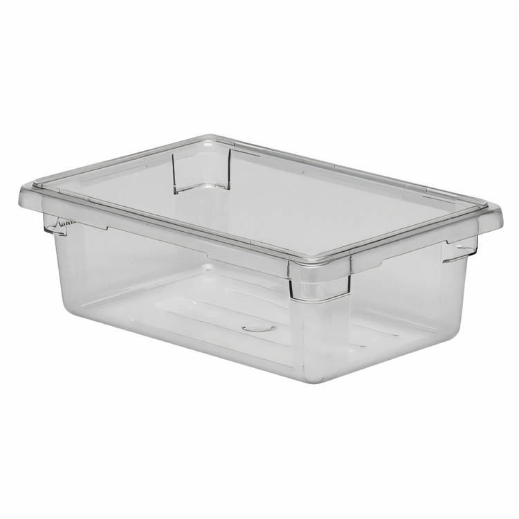 Product image #1 for Cambro Camwear Clear Polycarbonate Food Storage Box, 12 x 18 x 6 Inch, 3 Gallon