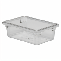 Cambro Camwear Clear Polycarbonate Food Storage Box, 12 x 18 x 6 Inch, 3 Gallon