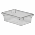 Thumbnail image #1 for Cambro Camwear Clear Polycarbonate Food Storage Box, 12 x 18 x 6 Inch, 3 Gallon