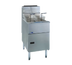 Thumbnail image #1 for Pitco Solstice SG18-S Gas Floor Fryer, Full Frypot, 70-90 lb Oil Capacity, 140,000 BTU, Millivolt Controls