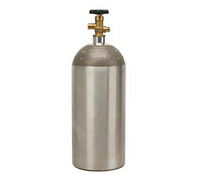 10 lb Empty Aluminum CO2 Cylinder