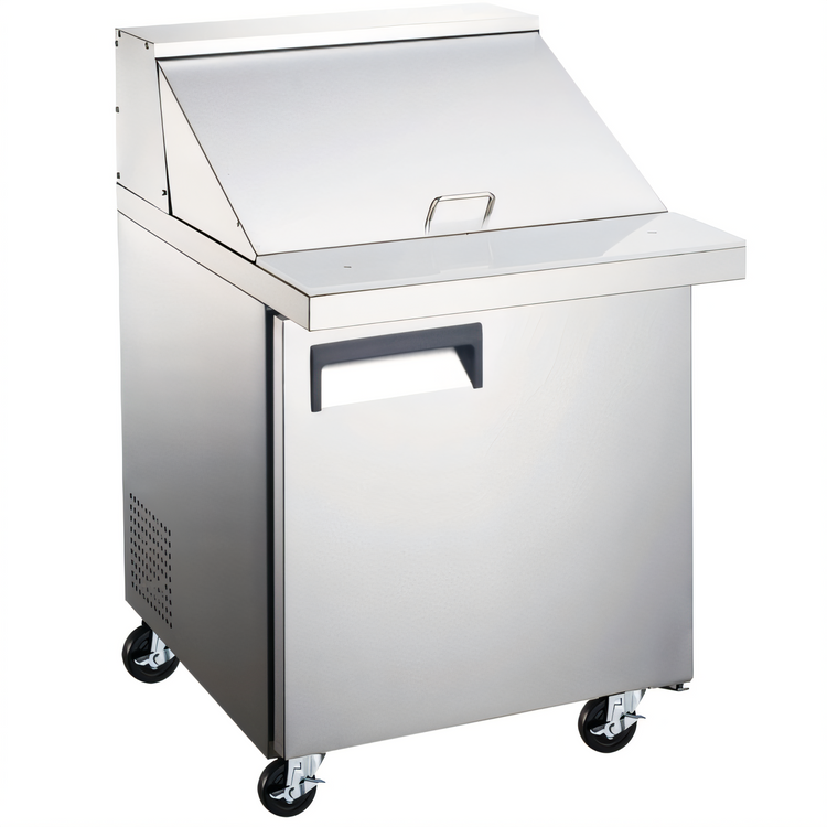 Product image #1 for Black Diamond 27-1/2-Inch 1-Section Mega Top Refrigerated Salad/Sandwich Prep Table, 1 Door