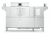 Thumbnail image #1 for Hobart CL86-BAS High Temperature Rack Conveyor Dishwasher with 22-Inch Power Scrapper