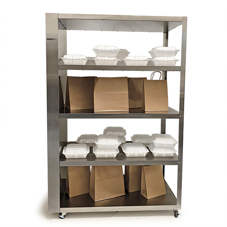Product image #1 for Stainless Steel 3-Shelf To-Go Shelf