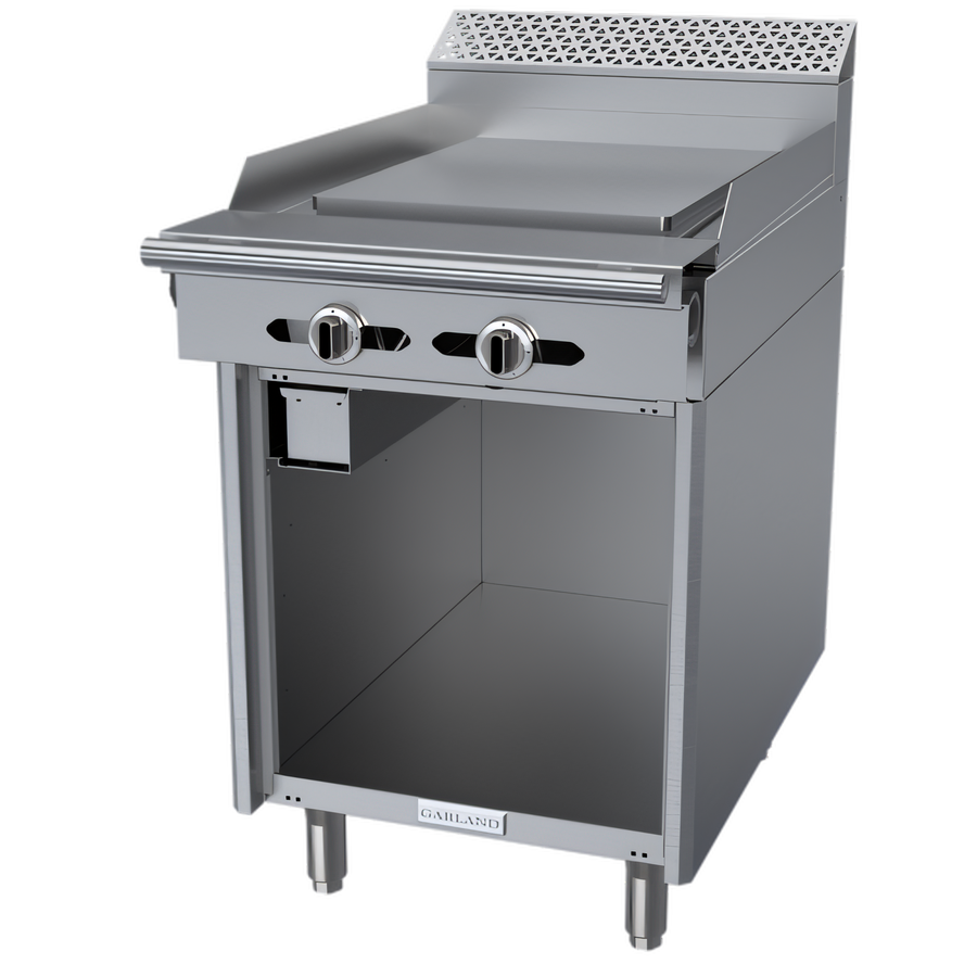 Product image #1 for Garland Cuisine Series 24-Inch Heavy-Duty Gas Plancha Top Range with Storage Base