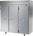 Thumbnail image #1 for Beverage Air Horizon Series Three-Section Solid Door Reach-In Refrigerator, 71.52 Cu. Ft., Top-Mounted Self-Contained