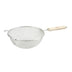 Thumbnail image #1 for Winco Fine Tinned Single-Mesh Strainer, 8-Inch Round with Wood Handle