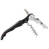 Thumbnail image #1 for Winco Waiter's Double-Hinged Corkscrew with Foil Cutter and Bottle Cap Opener, Black