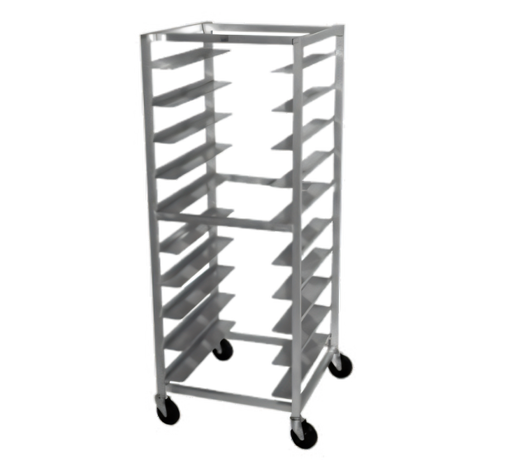 Product image #1 for Advance Tabco OT20-3 Mobile Full-Height Oval Tray Rack Cart, Open Sides, 20-Tray Capacity
