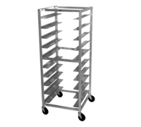 Advance Tabco OT20-3 Mobile Full-Height Oval Tray Rack Cart, Open Sides, 20-Tray Capacity