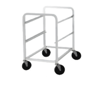 Advance Tabco Full-Height Open-Sided Aluminum Lug Cart, 2-Lug Capacity