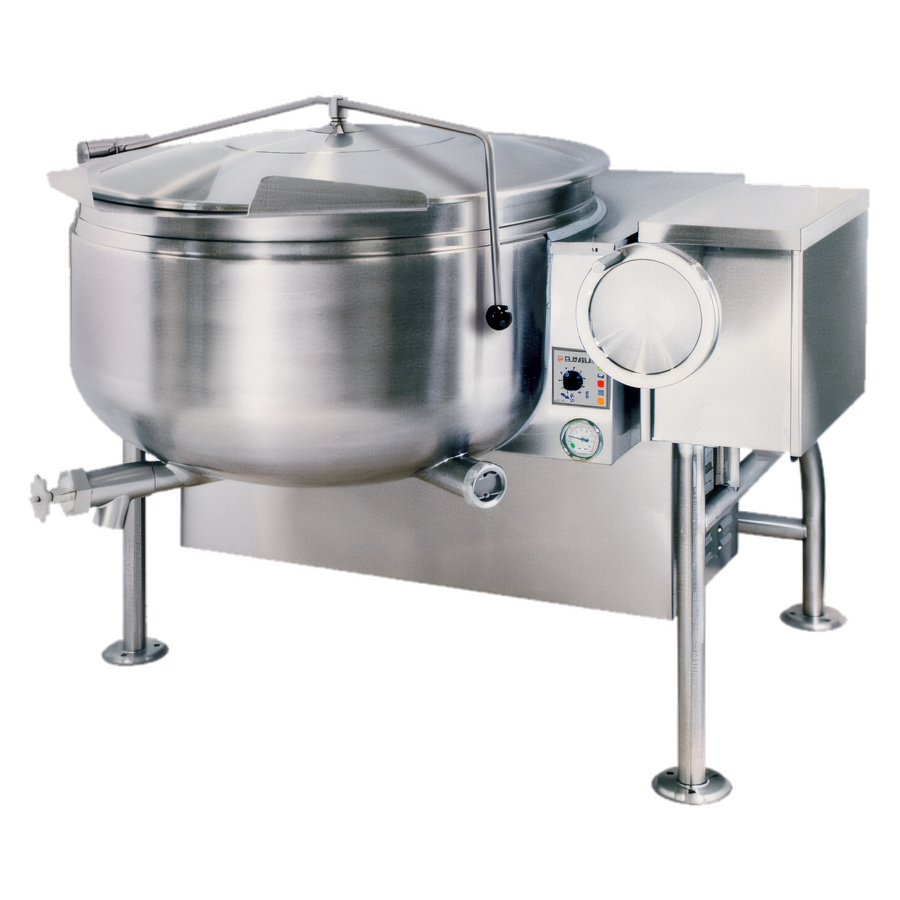 Product image #1 for Cleveland Range Short Series 40-Gallon Gas Tilting Steam Kettle, Fully Jacketed, Natural Gas