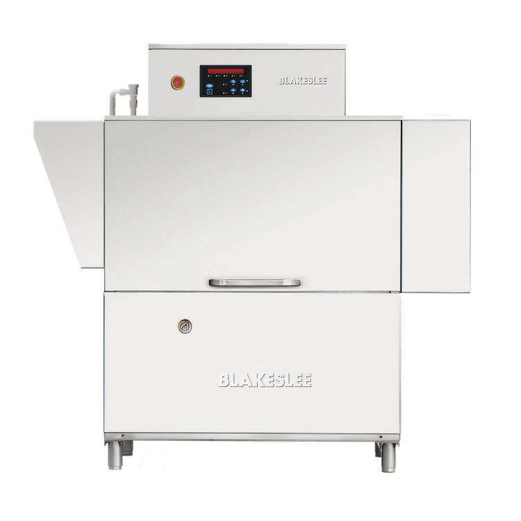 Product image #1 for Blakeslee RC64 High-Temp Electric Single Tank Conveyor Dishwasher with Double Rinse, 340 Racks/Hour