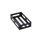 Thumbnail image #1 for American Metalcraft BTH1 Rectangular Black Stainless Steel Serving Crate, 9-1/4 Inch Long Case of 12