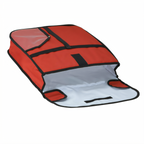 Thumbnail image #1 for Winco BGPZ-18 Red Insulated Pizza Delivery Bag, Polyester, 18 x 18 x 5 Inches, Fits 1 18-Inch or 2 16-Inch Pizza Boxes Case of 6