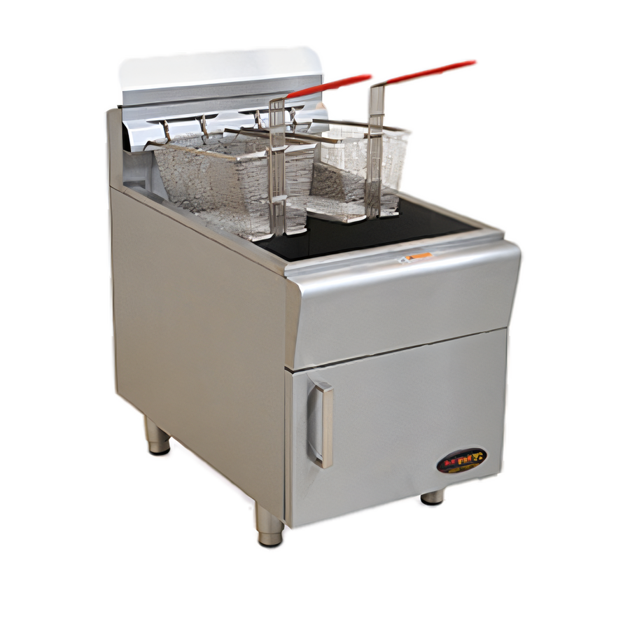Product image #1 for RedHots Countertop Natural Gas Single Fry Pot Fryer, 30 lb Fat Capacity