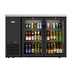 Thumbnail image #1 for KoolMore 48-Inch Two-Section Back Bar Refrigerator with 2 Glass Swing Doors, 7.4 Cu. Ft., Black