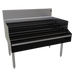 Thumbnail image #1 for Glastender Free-Standing Stainless Steel Underbar Liquor Steps, 42-Inch Wide, 5-Step
