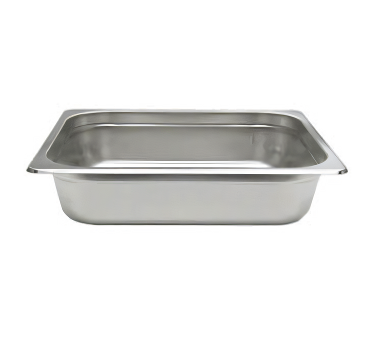 Product image #2 for NestWell 1/2-Size Solid 22 Gauge Stainless Steel Steam Table Pan, 2-1/2 Inch Deep