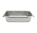 Thumbnail image #2 for NestWell 1/2-Size Solid 22 Gauge Stainless Steel Steam Table Pan, 2-1/2 Inch Deep