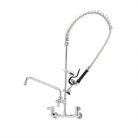 equip 8-Inch Wall Mount Pre-Rinse Unit with 14-Inch Add-On Faucet