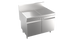 Thumbnail image #1 for Krowne Stadium Series 36-Inch Stainless Steel Underbar Drainboard Storage Cabinet with Open Base