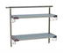 Thumbnail image #1 for Metro SmartWall Life Two-Shelf Wall-Mounted Shelving Kit with 304 Stainless Steel Components and Polymer Shelves