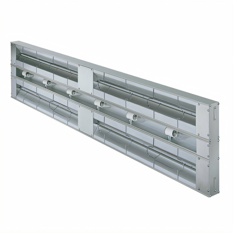 Product image #1 for Hatco Glo-Ray 24-Inch Lighted Infrared Food Warmer Strip Heat Lamp, Single Heater Rod, 620W, 120V