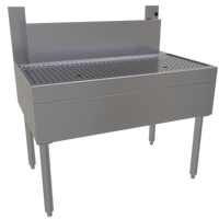 Glastender BDB-36 36-Inch Underbar Beer Drainer with Tubing Chase