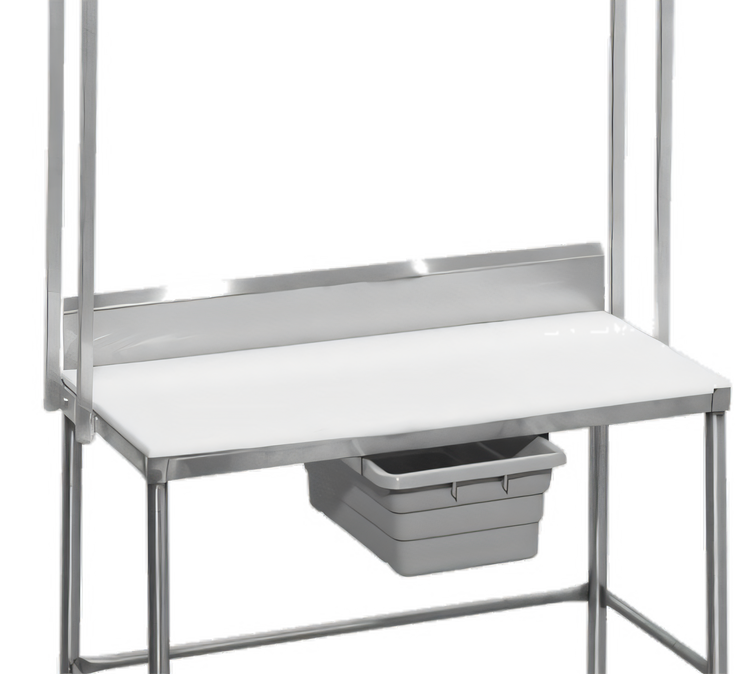 Product image #1 for Channel Manufacturing 60-Inch Stainless Steel Work Table Backsplash
